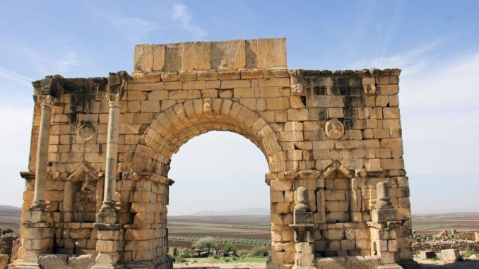 Roman arch in Volubili