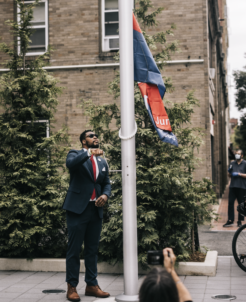 Juneteenth flag raised at St. Louis City Hall