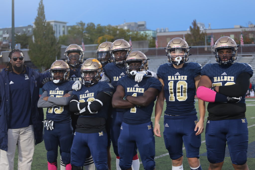 Mustangs Play Thanksgiving Football Game at Fenway - Tuesday